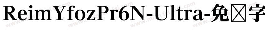 ReimYfozPr6N-Ultra字体转换