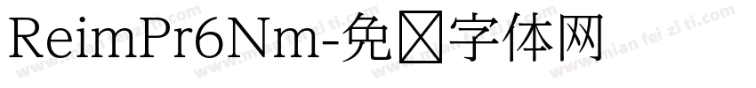 ReimPr6Nm字体转换