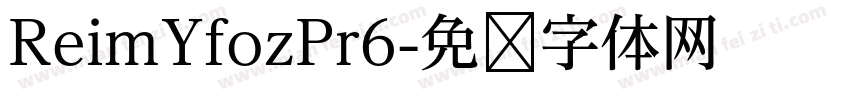 ReimYfozPr6字体转换