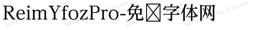 ReimYfozPro字体转换