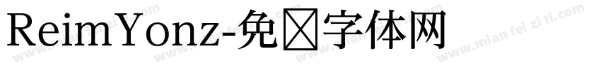 ReimYonz字体转换