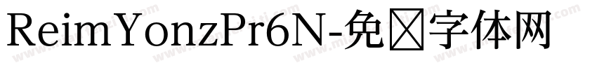ReimYonzPr6N字体转换