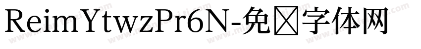 ReimYtwzPr6N字体转换