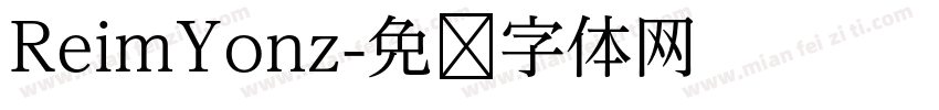 ReimYonz字体转换
