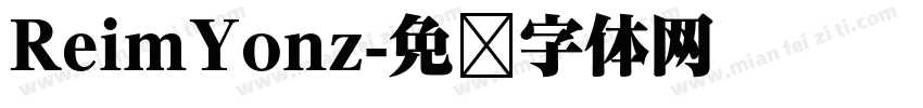 ReimYonz字体转换