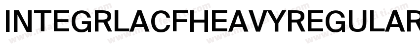 INTEGRLACFHEAVYREGULAR字体转换