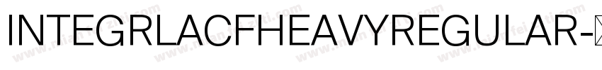 INTEGRLACFHEAVYREGULAR字体转换