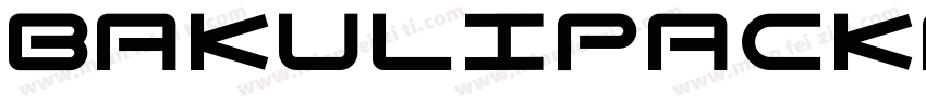 BakulipackRegular字体转换