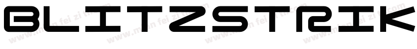 Blitzstrike3DRegular-KxG7字体转换