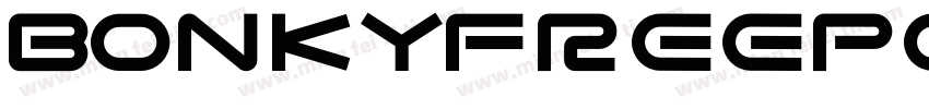 Bonkyfreepersonaluse-Regular字体转换