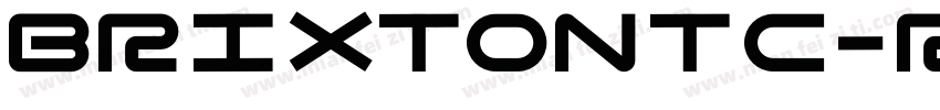 BrixtonTC-Regular字体转换