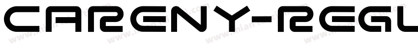 Careny-Regular字体转换
