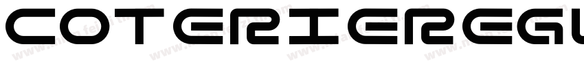 CoterieRegular字体转换