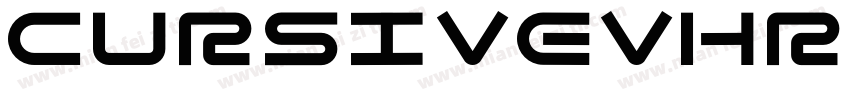 CursivevhRegular-Egwr字体转换