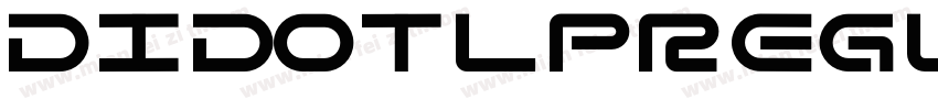 DidotLPRegular字体转换