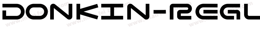 Donkin-Regular字体转换