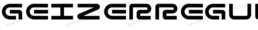GeizerRegular字体转换