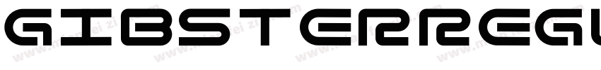 GibsterRegular字体转换