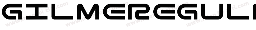 GilmeRegular字体转换