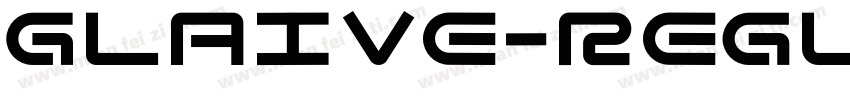 Glaive-Regular字体转换