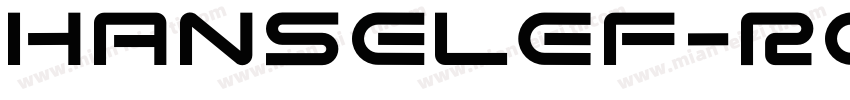 HanselEF-Regular字体转换