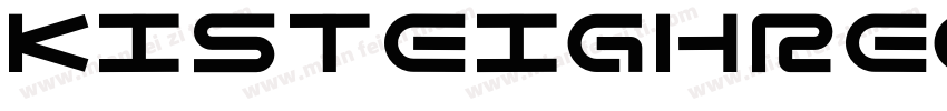 KisteighRegular字体转换