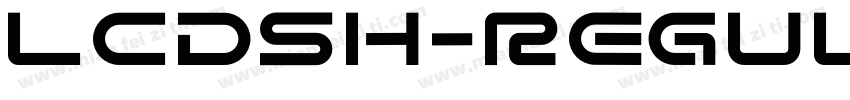 LCDSH-Regular字体转换