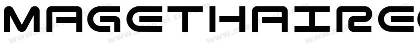MagethaiRegular字体转换