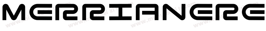 MerrianeRegular字体转换