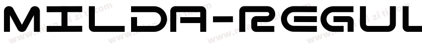 Milda-Regular字体转换