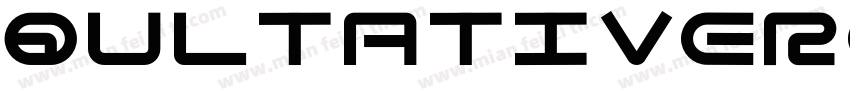 QultativeRegular字体转换