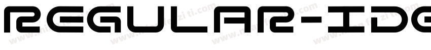 Regular-Identity-H字体转换