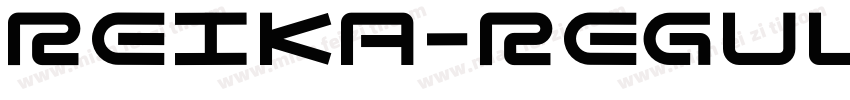 Reika-Regular字体转换