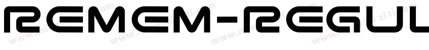 Remem-Regular字体转换