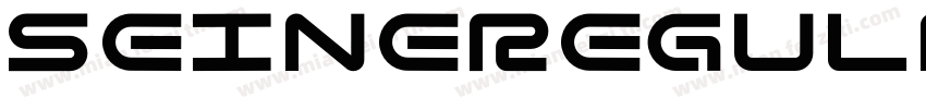 SeineRegular字体转换
