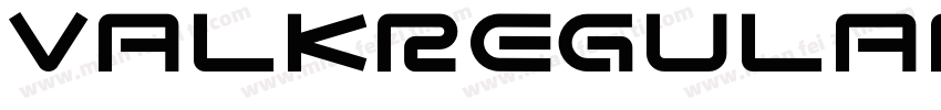 ValkRegular字体转换