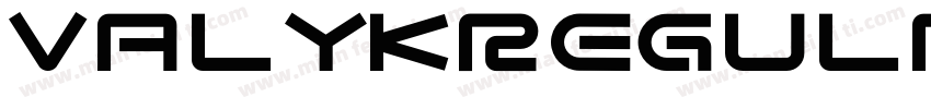 ValykRegular字体转换