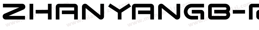 ZhanyanGB-Regular字体转换