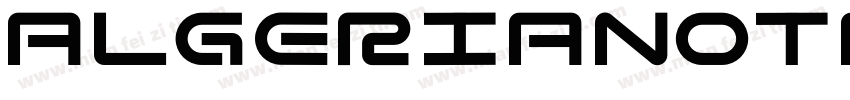 algerianOTF)regular字体转换