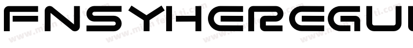 fnsyheRegular字体转换