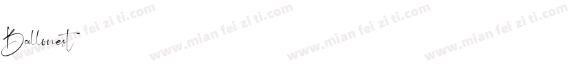 Ballonest字体转换