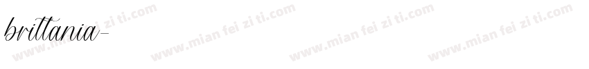 brittania字体转换