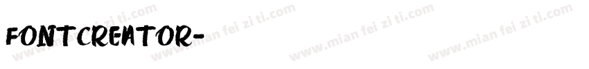 FontCreator字体转换