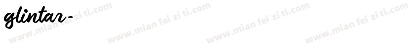 glintar字体转换