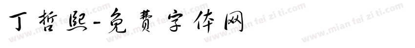 丁哲熙字体转换