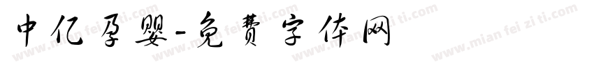 中亿孕婴字体转换