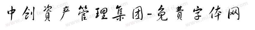 中创资产管理集团字体转换