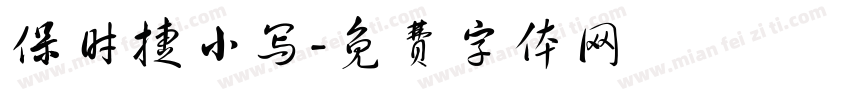 保时捷小写字体转换