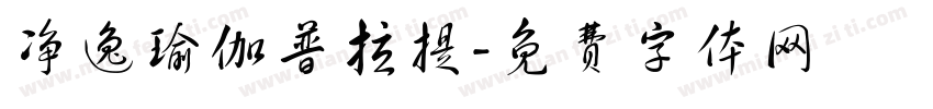 净逸瑜伽普拉提字体转换
