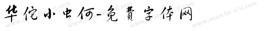华佗小虫何字体转换